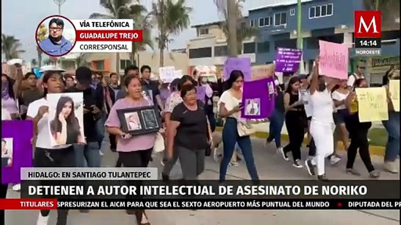 En Hidalgo, detienen a Gregorio 'N', presunto autor intelectual de feminicidio de Noriko