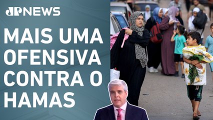 Israel ordena deslocamento de 170 mil pessoas na Faixa de Gaza; Marcelo Favalli analisa