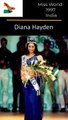 Miss World 1997 I Diana Hayden I