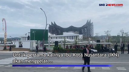 Begini Suasana IKN Jelang Upacara HUT ke-79 Kemerdekaan RI