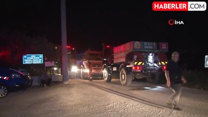 Alevlere müdahale eden orman işçisi metrelerce aşağı yuvarlandı, kalkıp görevine devam etti