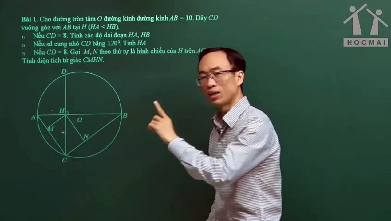 7. Bài 02. Tính đối xứng của đường tròn. (Luyện thi vào 10 Chuyên Toán CT1 ) - HOCMAI 2024-05-15 03_33