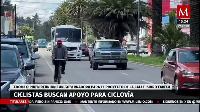 En Edomex, colectivos ciclistas piden a gobernadora intervención en construcción de ciclovía