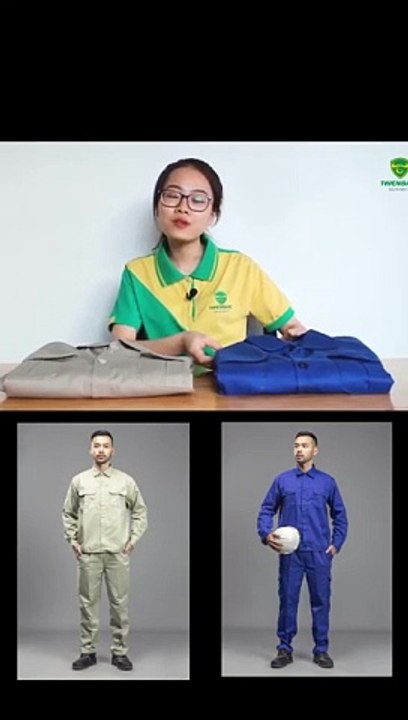 Quan ao cong nhan vai kaki chi tu 100k