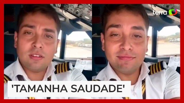 Viúva do piloto da Voepass, vítima em acidente, publica vídeo enviado antes de um voo: 'Saudade'