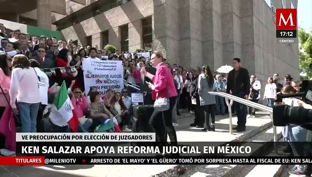 El embajador de Estados Unidos en México apoya...