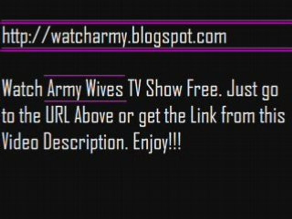 Watch Army Wives TV Show Episodes Online For Free