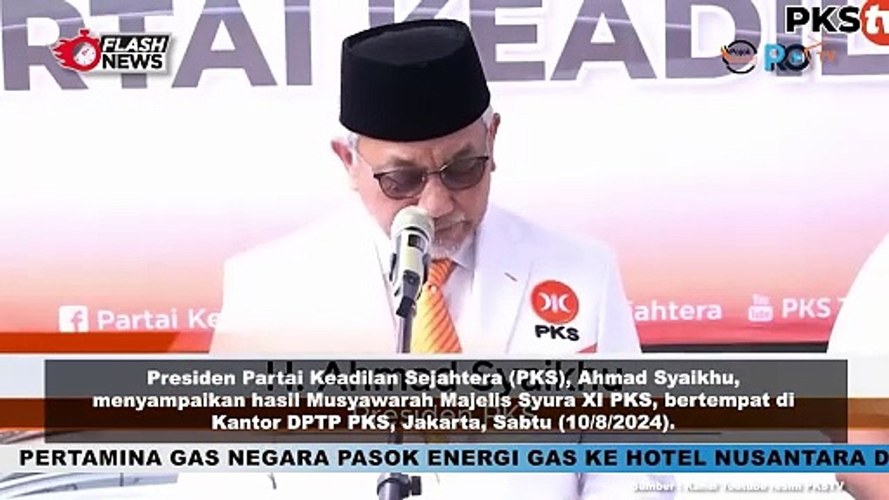 Ini Hasil Musyawarah Majelis Syuro XI PKS yang Diumumkan Ahmad Syaikhu