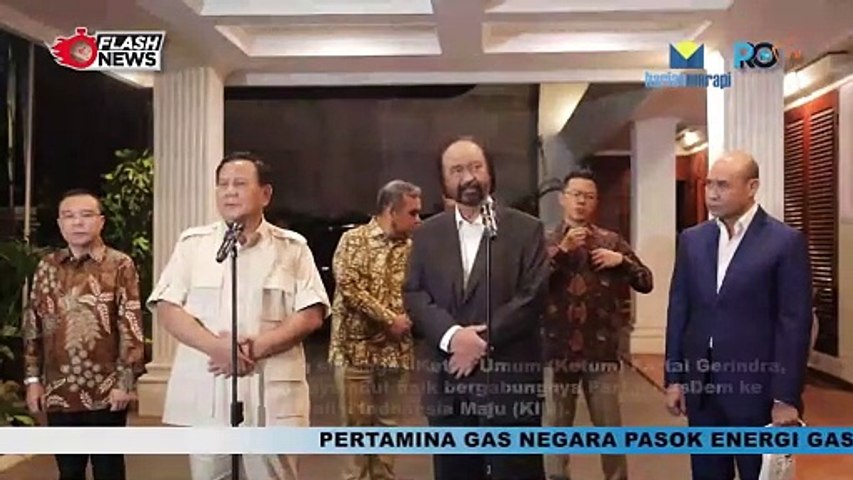 Prabowo Terima Kunjungan Surya Paloh, NasDem Gabung Koalisi Indonesia Maju