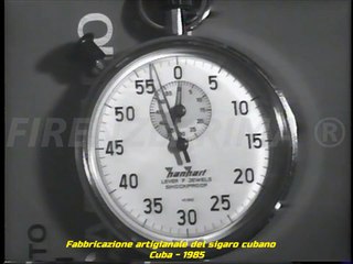 Processo fabbricazione artigianale sigari cubani. Habanos - 1985