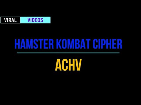17 August Cipher Code Hamster Kombat | How to Solve Cipher Code Today