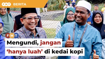 Keluar mengundi, jangan hanya ‘luah’ di kedai kopi, kata calon PAS