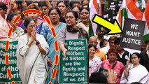 Kolkata Doctor Case: CM Mamata Banerjee Leads Rally & Demand Justice, Public Angry Reaction Viral