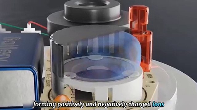 How Smoke Detector works? Working of Smoke Detectors Explained with 3D Animation