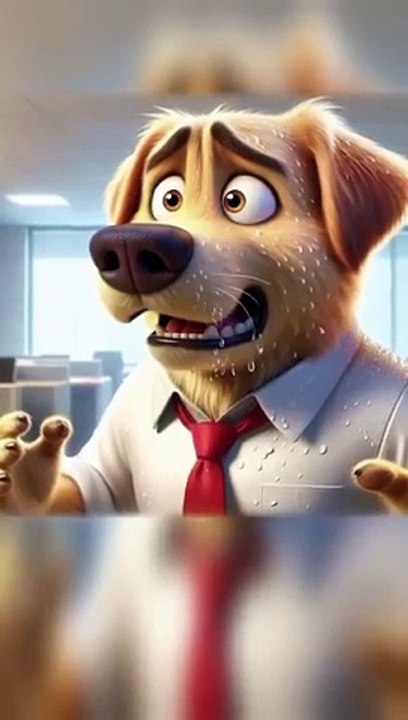 Kitten boss fire her employee dog | cute kitten| poor dog