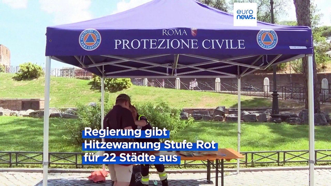 Hitzewarnstufe Rot: Italienische Krankenhäuser aktivieren Notfallprotokoll