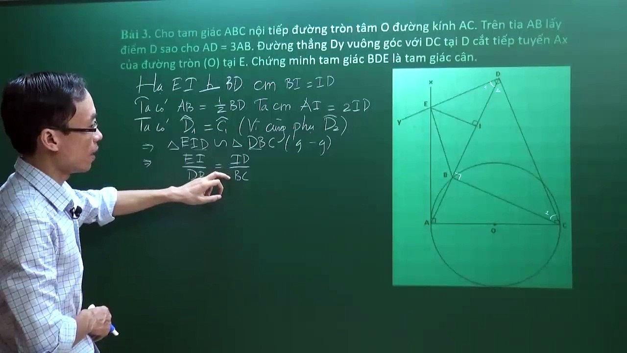 14. Bài 03. Vị trí tương đối của đường thẳng và đường tròn. (Luyện thi vào 10 Chuyên Toán CT1 ) - HOCMAI 2024-05-17 23_38