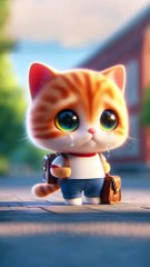 Xiaopang hasn't forgotten what they did to him ! #cat #cute #socutekitty #aicats #ai