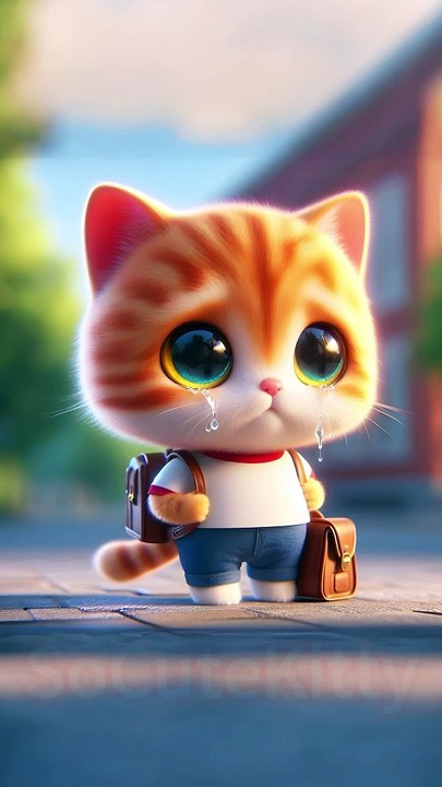 Xiaopang hasn't forgotten what they did to him ! #cat #cute #socutekitty #aicats #ai