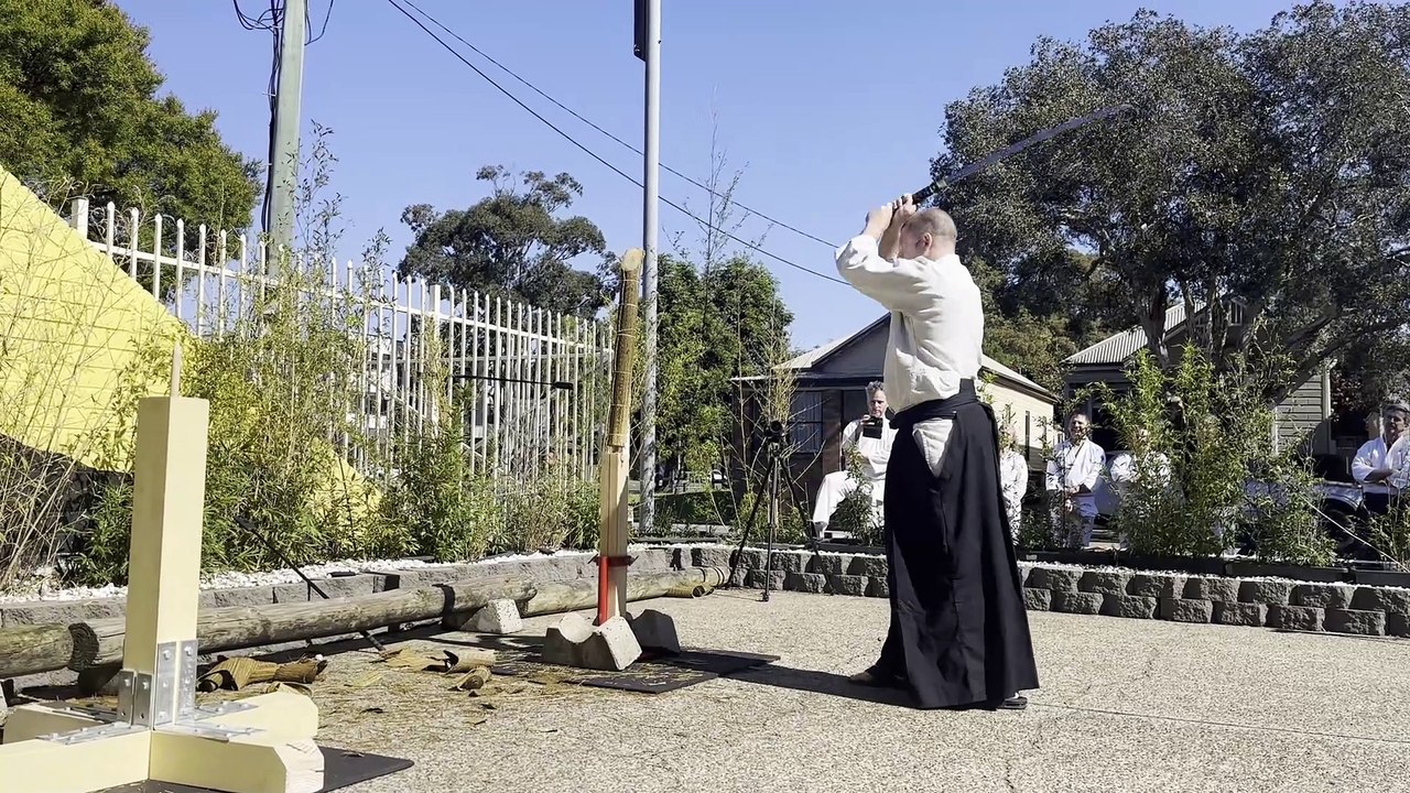 Tatami cutting at Newcastle Aikido | Newcastle Herald | August 17, 2024