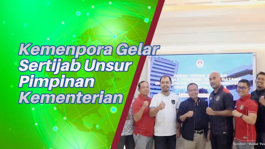 Kemenpora Lakukan Sertijab Unsur Pimpinan Di Lingkungan Kementrian