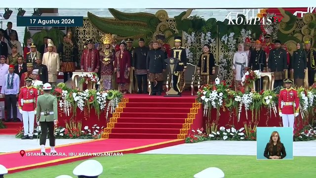 Dentuman Meriam Perdana di IKN, Upacara Peringatan Detik-Detik Proklamasi HUT Ke-79 RI