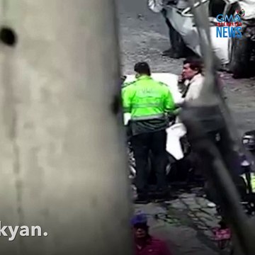 NAWALAN NG PRENO! Bus, tumagilid at sumalpok sa mga sasakyan! | GMA Integrated Newsfeed