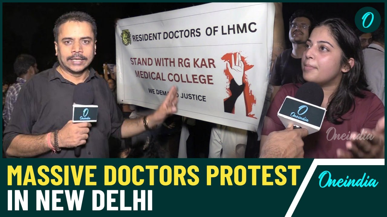 Kolkata RG Kar Hospital Case: Doctor Protests On The Streets of Delhi-NCR, Demands Justice-Security