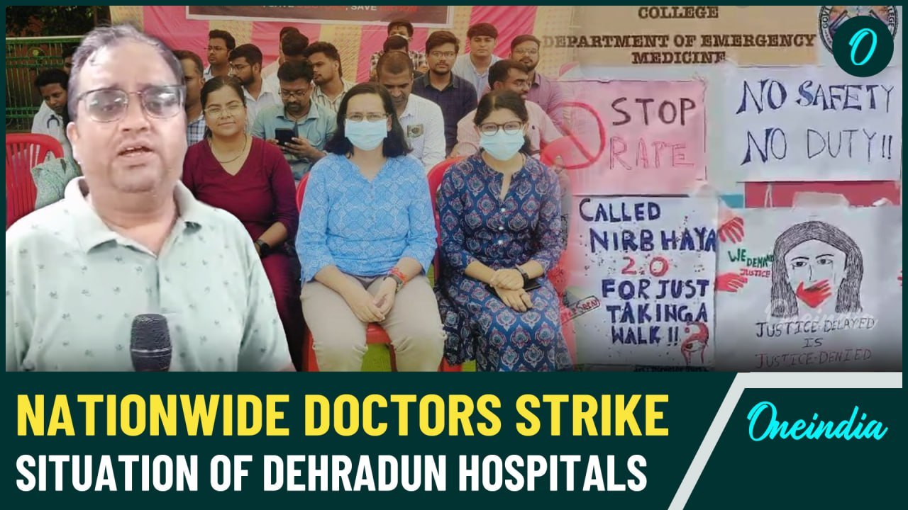 Nationwide Protest Over Kolkata Rape Case: Doctors In Dehradun Angered Over Delay In Justice| Watch