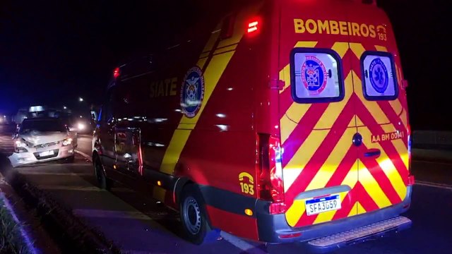 Andarilho sofre TCE grave ao ser atropelado por automóvel na rodovia BR-277 em Cascavel