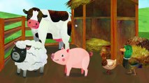Finger Family Farm Animals _ CoComelon Nursery Rhymes _ Kids Songs