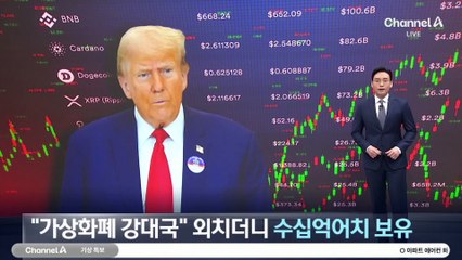 “가상화폐 강대국” 외치더니…트럼프, 수십억어치 보유