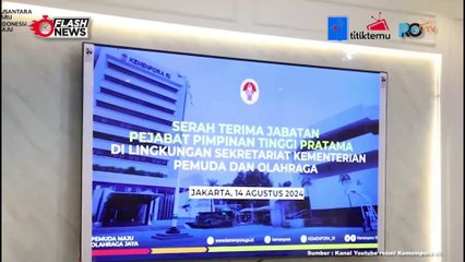 Sertijab Penjabat Pimpinan Tinggi Pratama Di Lingkungan Sekretariat Kemenpora