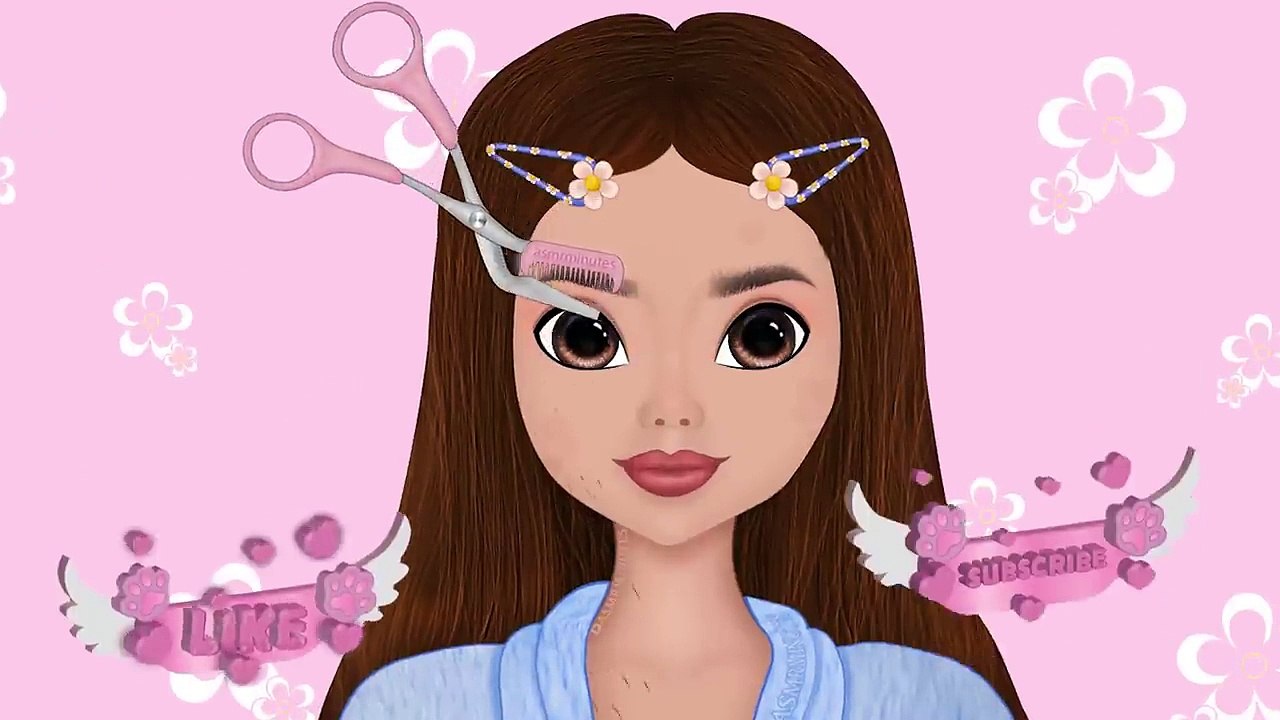 Asmr makeup transformation-animation makeover