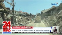 Nasa 10 patay sa Israeli strike sa Southern Lebanon | 24 Oras Weekend