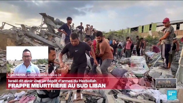 Frappe israélienne meurtrière dans le sud-liban, le Hezbollah riposte avec une salve de roquettes