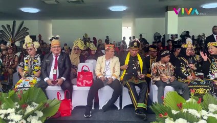 Suasana Jelang Upacara HUT ke-79 RI Pertama Kalinya di IKN