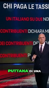 Impressionante! Il fenomeno delle tasse non pagate in Italia