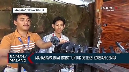 Mahasiswa UMM Buat Robot untuk Deteksi Korban Gempa
