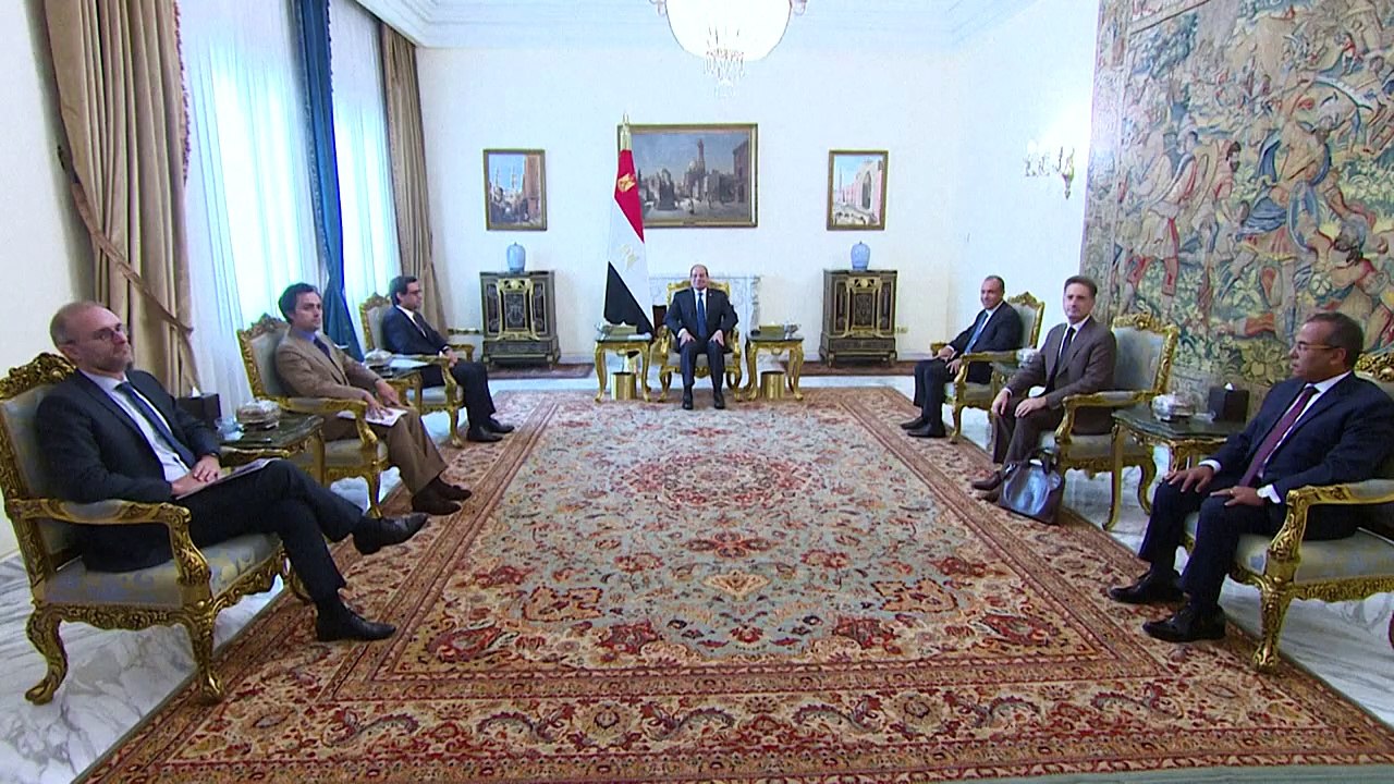 الرئيس المصري ووزير الخارجية الفرنسي يبحثان جهود خفض التصعيد الإقليمي