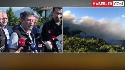 Bakan Yumaklı'dan sevindiren haber: Milas yangını kontrol altına alındı, baskı azaltıldı