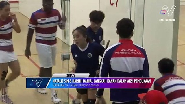 Natalie Sim & Harith Danial langkah kanan dalam aksi pembukaan