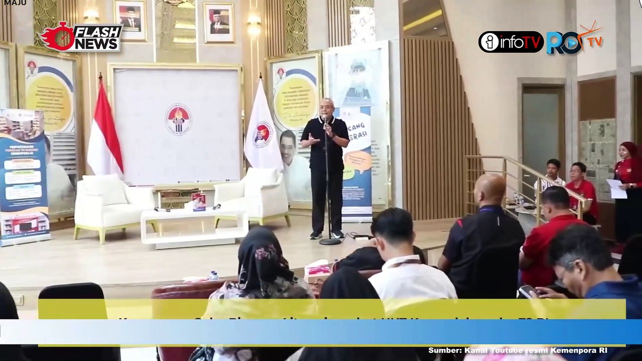 KEMENPORA GELAR BINCANG LITERASI SAMBUT HUT KEMERDEKAAN KE-79 RI