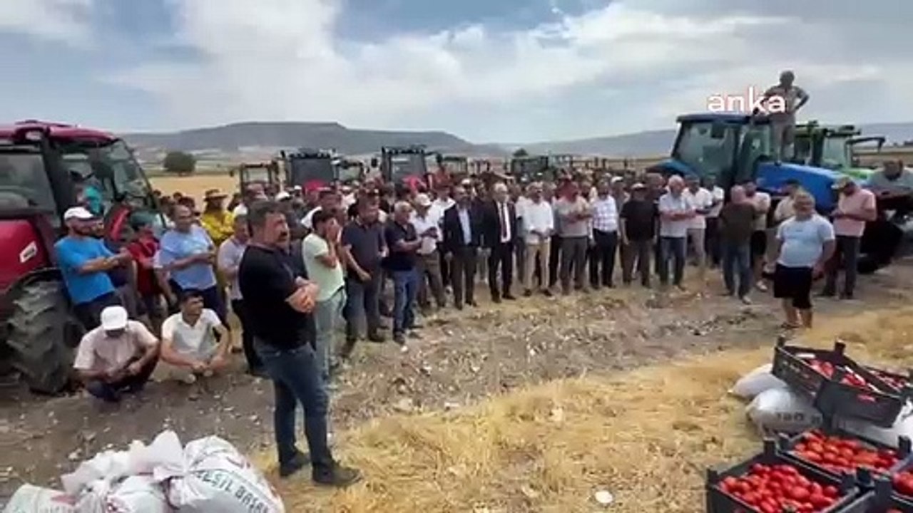 Çiftçiler isyanda: Yol kapattılar, mahsülleri döktüler