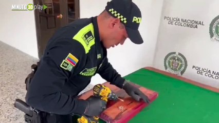 No les sirvió la caleta en unos cuadros de madera intentaron llevar cocaína a Estados Unidos