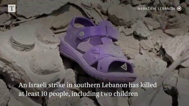 Southern Lebanon hit by Israeli airstrike
