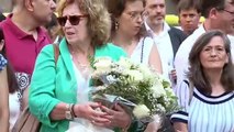 Homenaje a las víctimas del atentado terrorista del 17 de agosto de 2017 en La Rambla