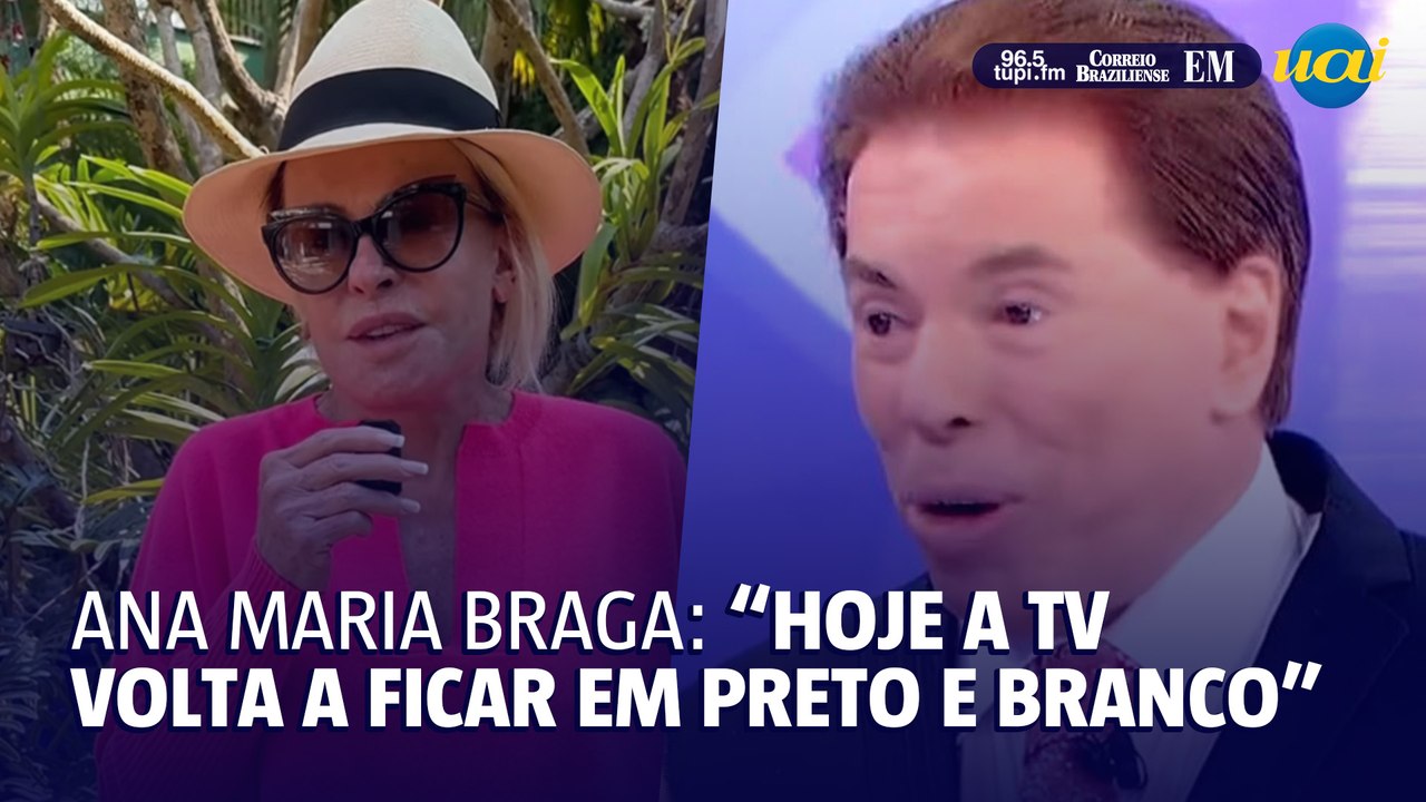 Ana Maria Braga lamenta a morte de Silvio Santos: "perdemos a cor e a alegria"