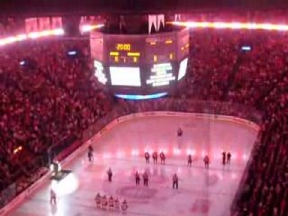 Boston-Montréal Hymne Canadien