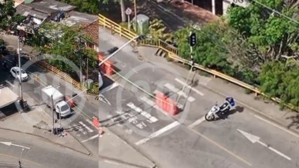 ¡OJO! NO hay paso en un tramo de la Loma de Robledo por reparaciones